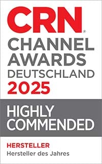CRN Channel Awards 2025 Highly Commended award badge