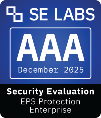 2025 SE Labs AAA Security Evaluation badge